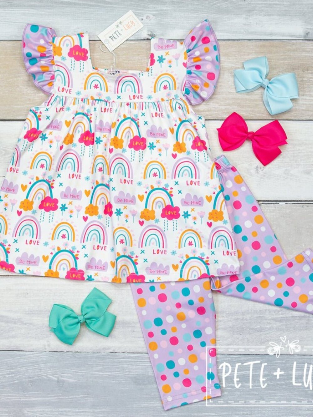 Rainbow Fun Capri Set